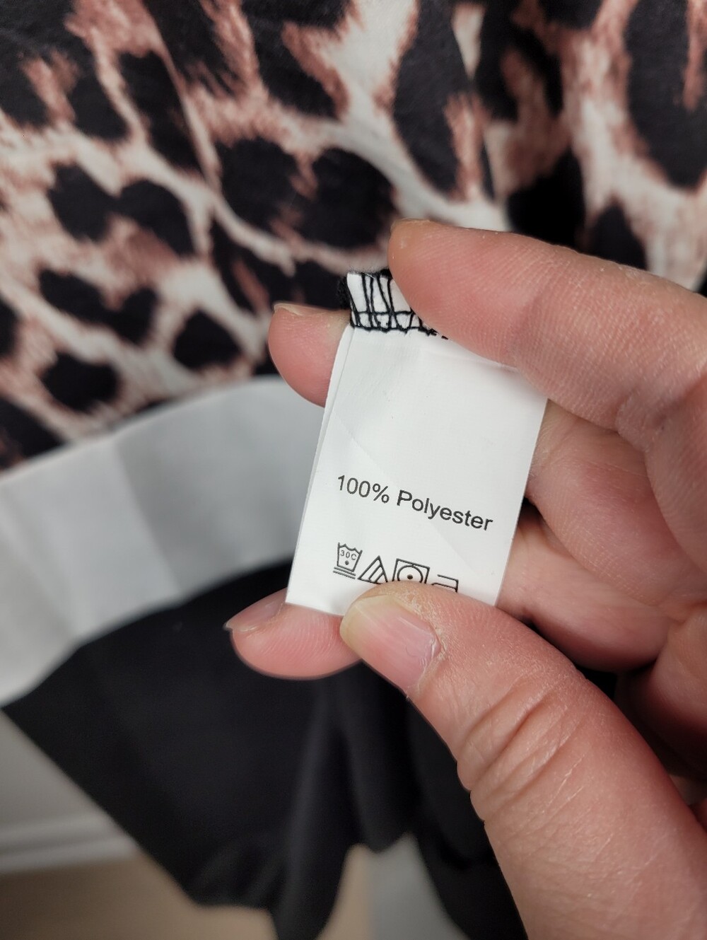 2/$20 Shein Black Leopard Pattern Long Sweatshirt Top Size: 2XL - Picture 7 of 10